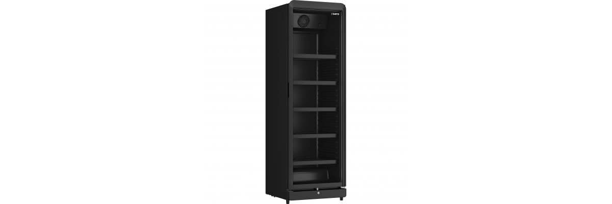 Kühlschrank mit Glastür, schwarz – Stylisch, effizient und präsentationsstark GTK 388 - Kühlschrank mit Glastür, schwarz – Stylisch, effizient und präsentationsstark GTK 388 Saro