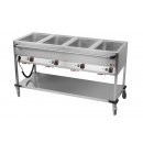 Wärmewagen/Bain Marie 4x1/1GN-200 tief