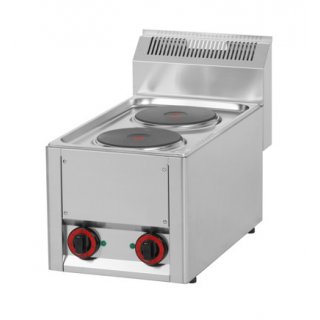 Elektro Herd elektrisch einphasig  mit 2 Kochstellen 230 V ohne Unterbauten