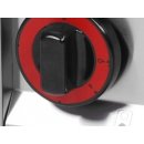 Gasherd aus Edelstahl mit 2 Kochstellen und Hochleistungsbrennern.