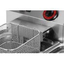 Fritteuse elektrisch doppelt 0,75 kW/l, 8+8 l ohne...