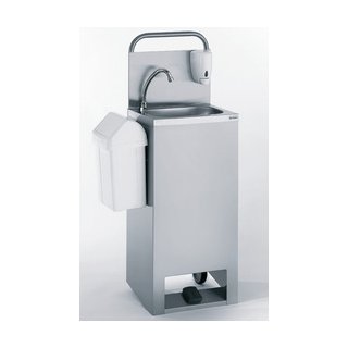 FREISTEHENDES HANDWASCHBECKEN BEHEIZT - "Warm- und Kaltwasser"