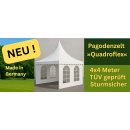 HALTENT Pagodenzelt »Quadroflex« - nach Statik DIN EN 13782
