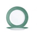 Brush Dark Green Teller flach 25,2cm