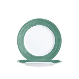 Brush Dark Green Teller flach 15,5cm