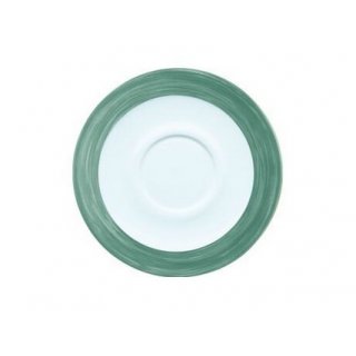 Brush Dark Green Untertasse 14cm