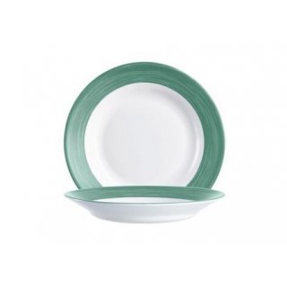 Brush Dark Green Teller tief 22,5cm