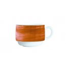 Brush Terracotta Obertasse stapelbar 19cl