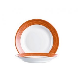 Brush Terracotta Teller tief 22,5cm