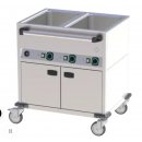 Bain Marie fahrbar elektrisch GN 2-1/1 verkleidet...