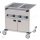 Bain Marie fahrbar elektrisch GN 2-1/1 verkleidet beheizbar Steuerung auf der längeren Seite |