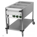 Bain Marie fahrbar elektrisch GN 3-1/1 Steuerung auf der...