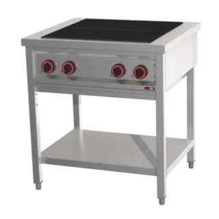 Herd elektrisch 4x Kochfeld mit Unterbau 400 V