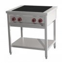 Herd elektrisch 4x Kochfeld mit Unterbau 400 V